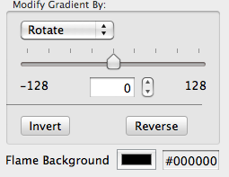 Modify gradient by panel