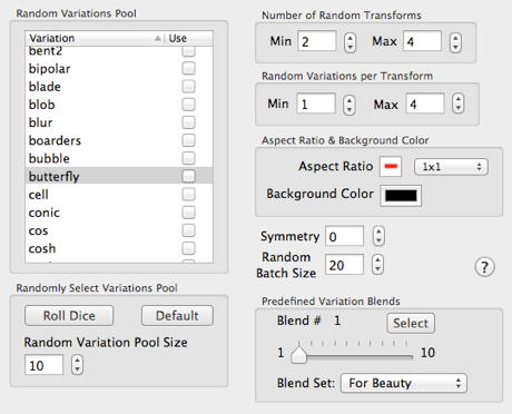 Modify gradient by panel