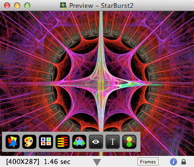 Screenshot of Fractal Architect in action