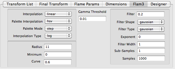 Flam3 panel