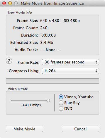 Make Movie from Image File Sequence