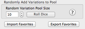 Randomly Select Variation Pool