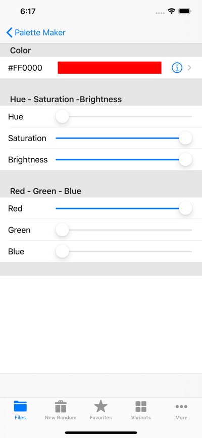 Define Basis Colors