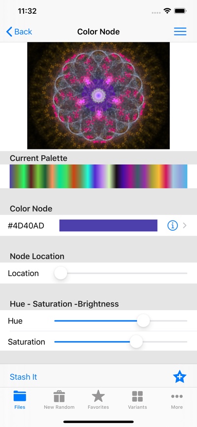 Edit Color Nodes