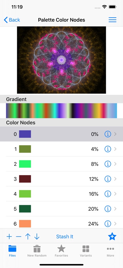 Edit Color Nodes